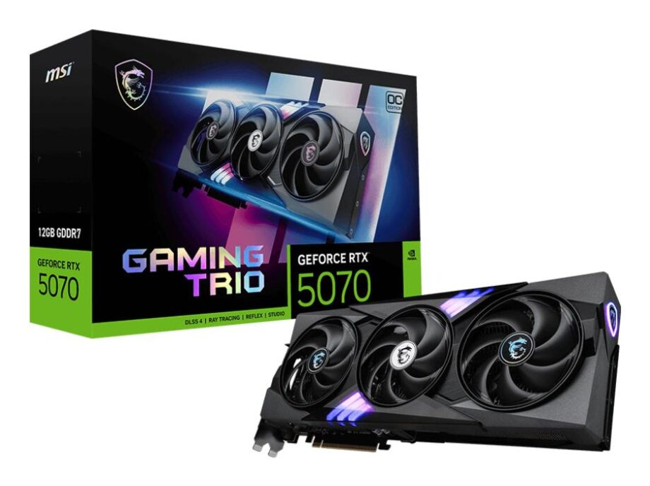 MSI GeForce RTX 5070 12G Gaming Trio - Fantastisk Grafikkort!