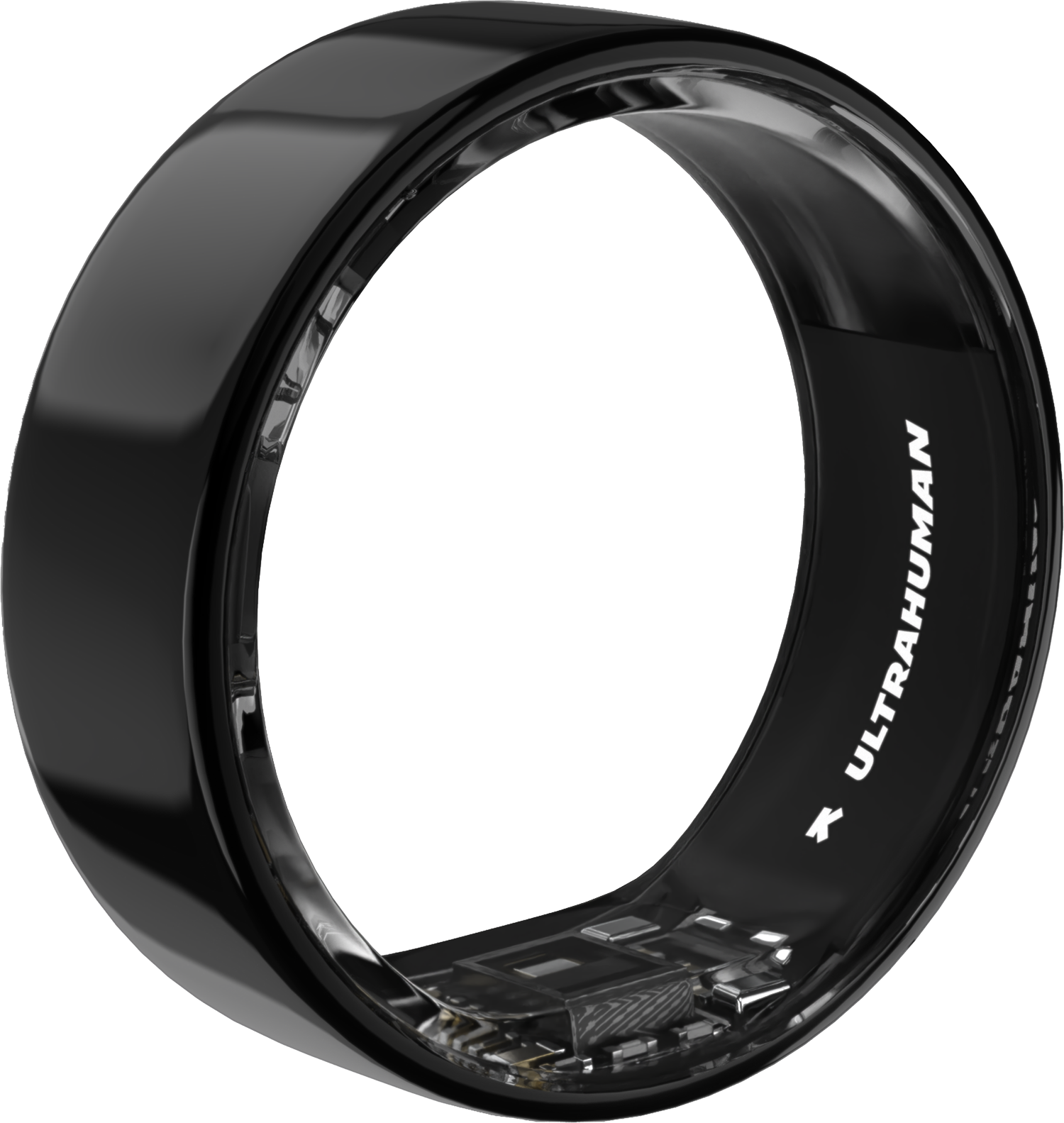 Sort Ultrahuman Air Aster – Smart Velvære Ring til Sundhed