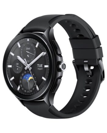Sort Xiaomi Watch Pro LTE med fluororubber rem
