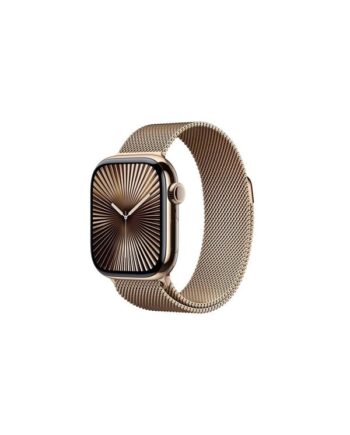 Apple Watch Series Gps Cellular 42mm Gold Titanium Case With Gold Milanese Loop - Apple Techgadgets  - 195949819674