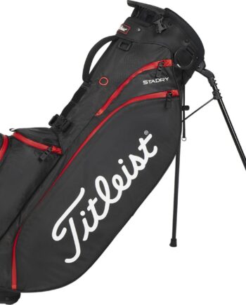 Blk/Blk/Red Titleist Players Staydry Vandtæt Bærebag Blk Blk Red - Titleist Techgadgets  - 0196665031814