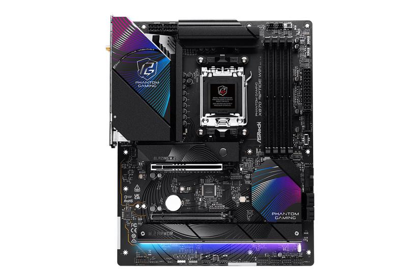 Asrock Phantom Gaming X870 Riptide Wifi Bundkort Atx Socket Am5 Amd X870 - Asrock Techgadgets - 4710483949357