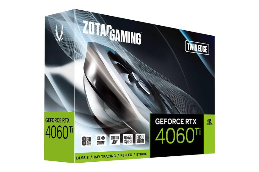 Zotac Gaming Geforce Rtx 4060ti Twin Edge Grafikkort 8gb Gddr6 Nvidia Rtx 4060 Pci Express - Zotac Techgadgets - 4895173626944