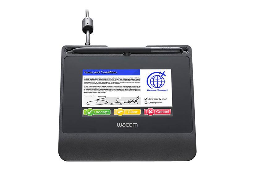 Sort Wacom Stu 540 Signaturterminal Usb Seriel - Wacom Techgadgets - 4949268622615