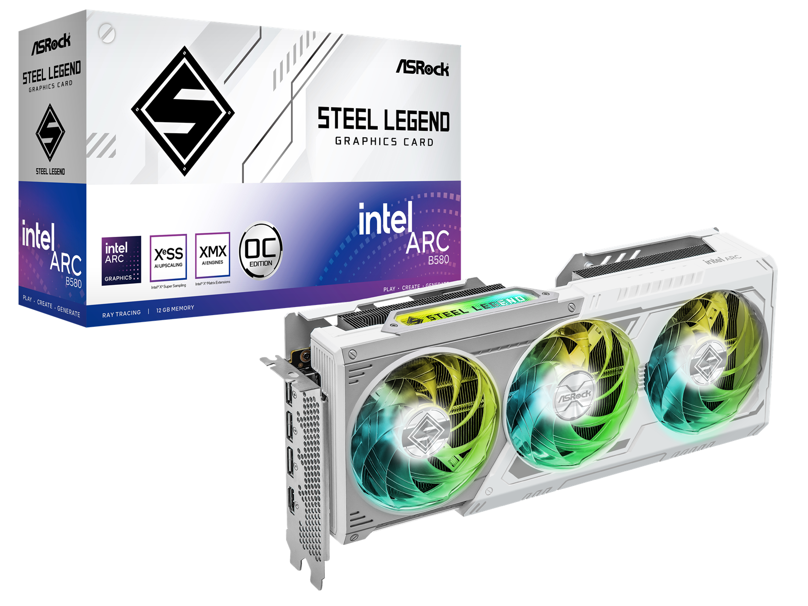 Asrock Arc B580 Steel Legend 12gb - Asrock Techgadgets - 4711581490024