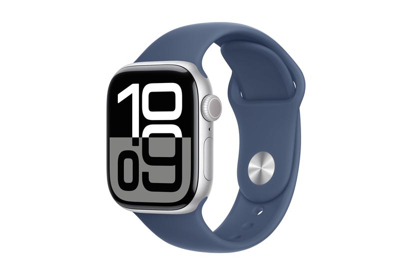 Apple Watch Series Gps Sølvaluminium Smart Med Sportsbånd Denim - Apple Techgadgets - 195949780295