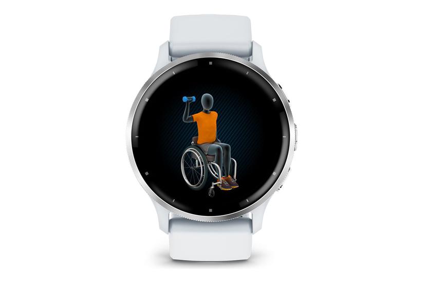 Hvid Garmin Venu Whitestone Fiber Forstærket Polymer Smart Med Bånd - Garmin Techgadgets - 753759314736