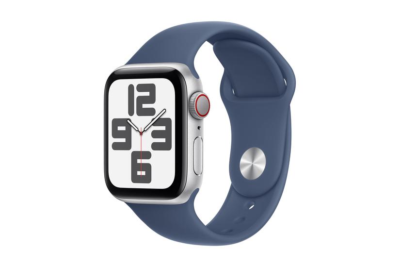 Apple Watch Gps Cellular Generation Sølvaluminium Smart Med Sportsbånd Denim - Apple Techgadgets - 195949649691