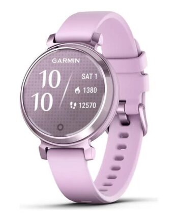 Garmin Lily Metallisk Syrenfarvet Smart Med Bånd Lyslilla - Garmin Techgadgets  - 753759324728