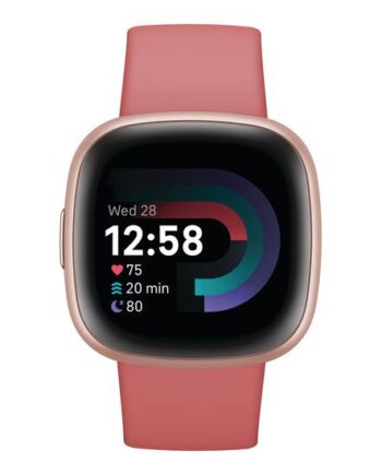 Pink Fitbit Versa Kobberrose Smart Med Bånd Sand - Fitbit Techgadgets  - 0810038858739