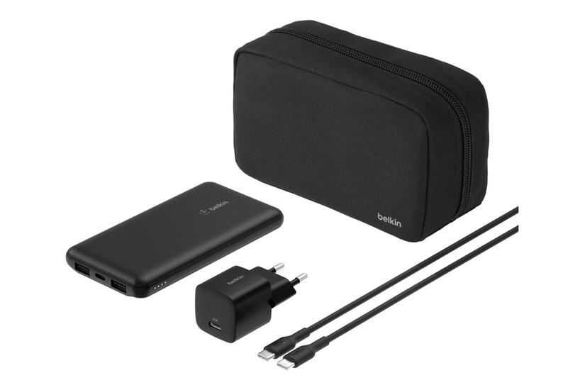 Belkin Boostcharge Powerbank Strømadapter Pin Usb Usb Med Zippered Pouch Case - Belkin Techgadgets  - 745883920914