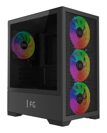 C185 Rgb Gamer Tempered Glass Side Micro Atx Kabinet - Føniks Techgadgets  - 5713552021984