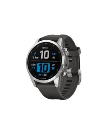 Garmin Fnix Sølv Sportsur Med Bånd Grafit - Garmin Techgadgets  - 0753759277819