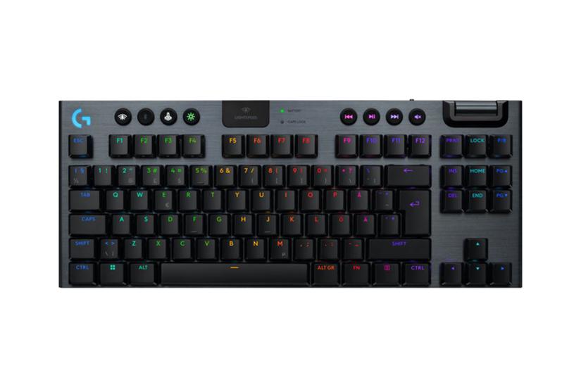 Sort Logitech G915 Tastatur Gaming Lightspeed Tkl Nordisk Indgangsudstyr - Logitech Techgadgets - 5099206121607