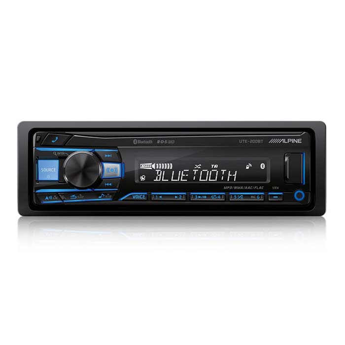 Alpine Ute 200bt Tuner Ipod Bluetooth Line Out - Alpine Techgadgets  - 4958043888498