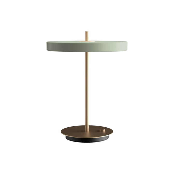 Grøn Asteria Bordlampe Usb Olive Messing - Umage Techgadgets  - 5710302024356