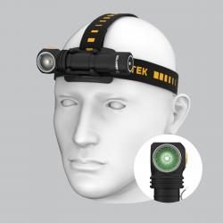 Grøn Armytek Wizard Magnet Usb Warm & Green 1020 & 400 Tir :120 1x18650 Incl Pandelampe - Armytek Techgadgets  - 6957713004204