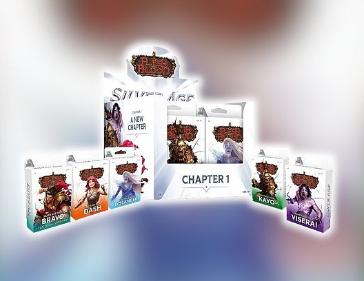 Flesh And Blood Tcg: Chapter Silver Age Deck Display Decks - !andre Kortspil Techgadgets